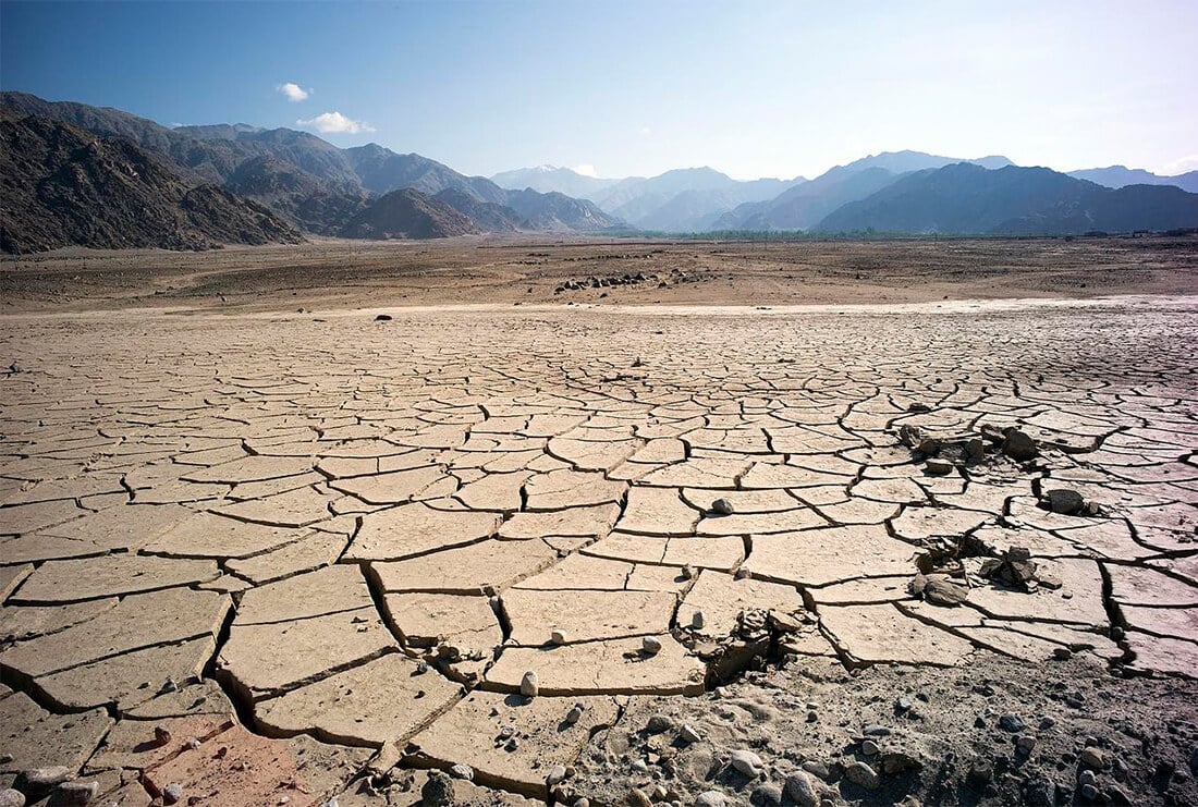Ladakh, India - Evidence of global warming and the water crisis
