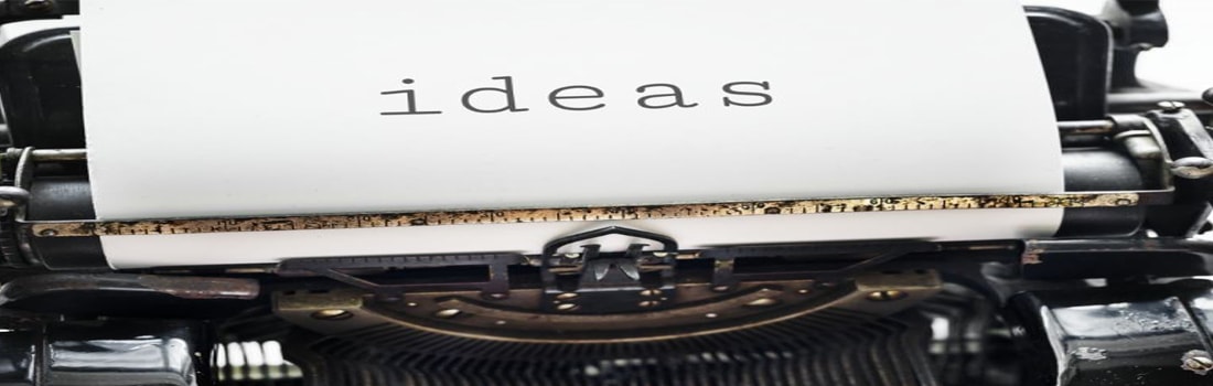 Ideas on a typewriter