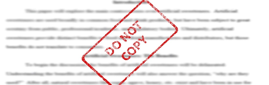 Do not copy essays