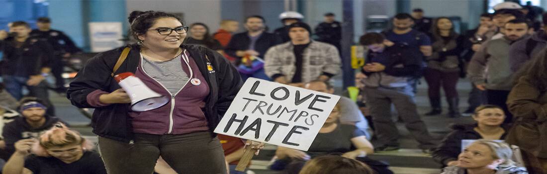 Political Science Essay on Violence at Trump Rallies: Politicking in 2016 - Post banner