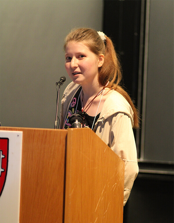 Alexandra Elbakyan - 2010 Harvard visit picture