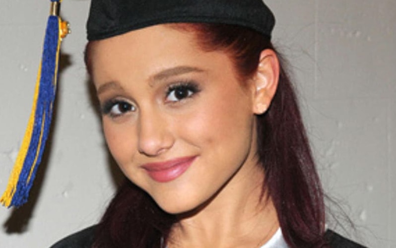 Ariana Grande graduating