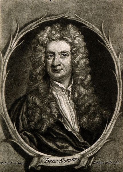 Portrait of Sir Isaac Newton