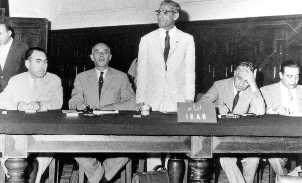 The first OPEC meeting as photographed in September 1960.
