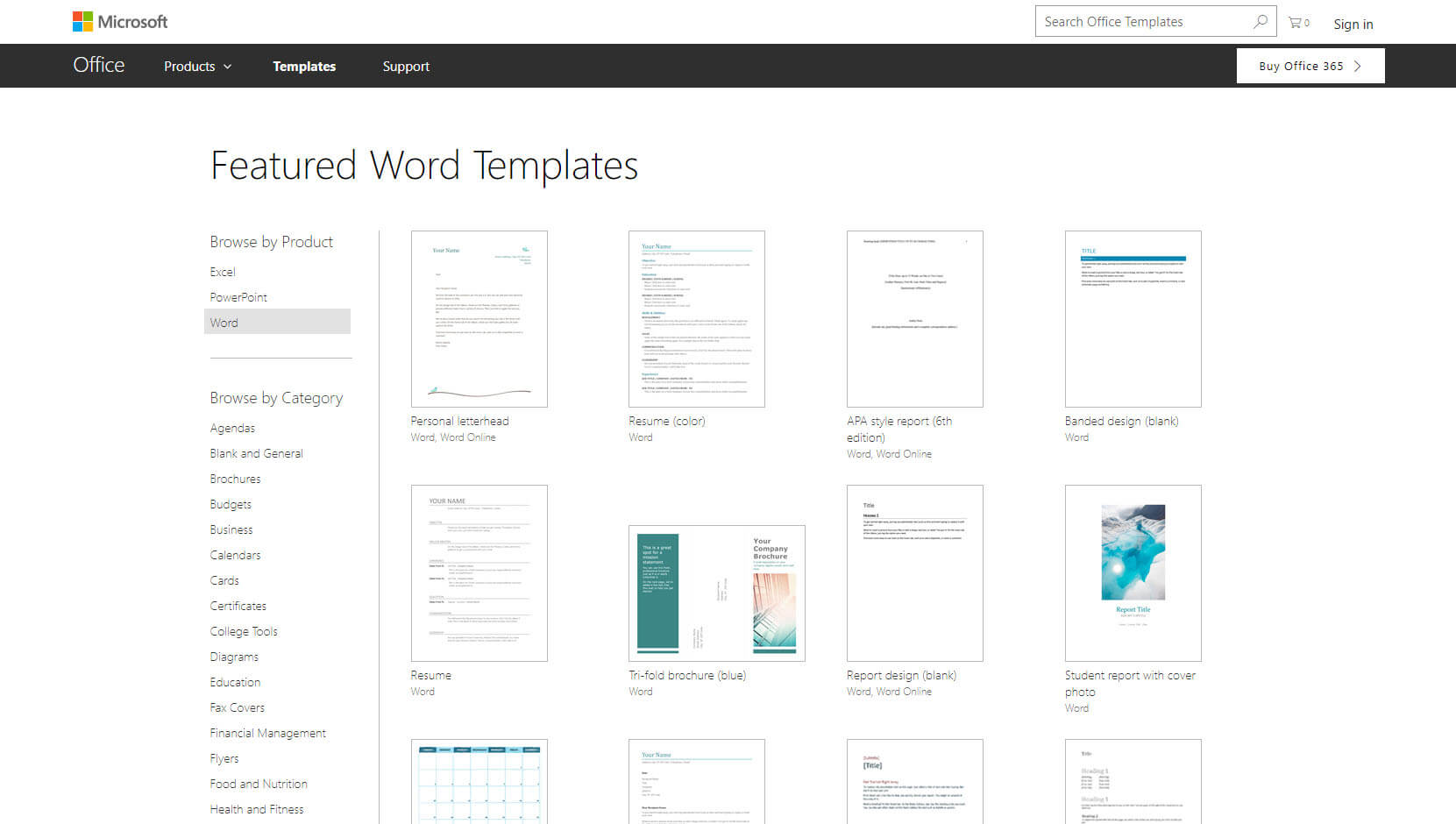 Microsoft Word templates - Microsoft Office