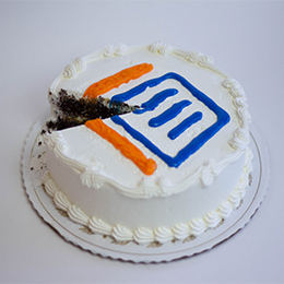 Ultius branded cake