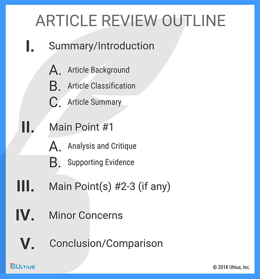 Buy Article Review Online | Professional Writing Services | Ultius