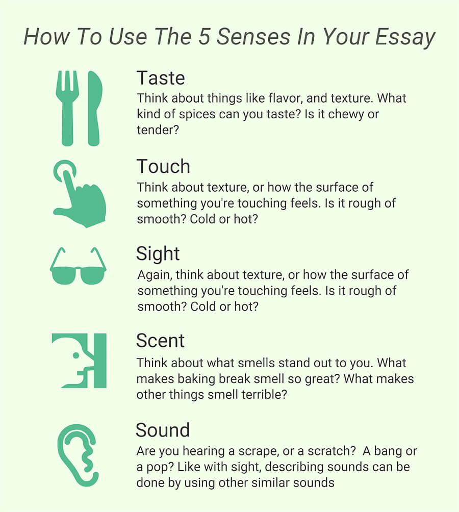 descriptive essay using the 5 senses